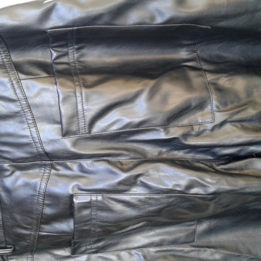 Women's size 4 fake leather pants - Picture 7 of 15